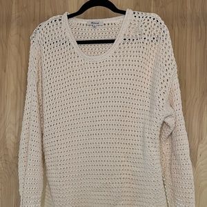 Madewell Loose Knit Chunky Pullover Sweater Extra Large XL